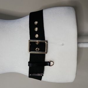 Nwot Frame Denim Nylon & Leather Belt
